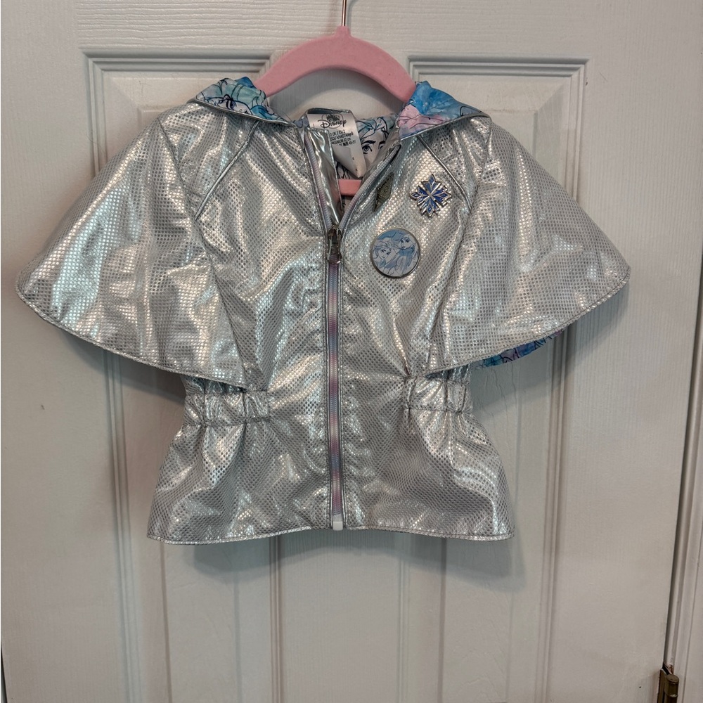 Disney Silver and Blue Kids Cape Jacket